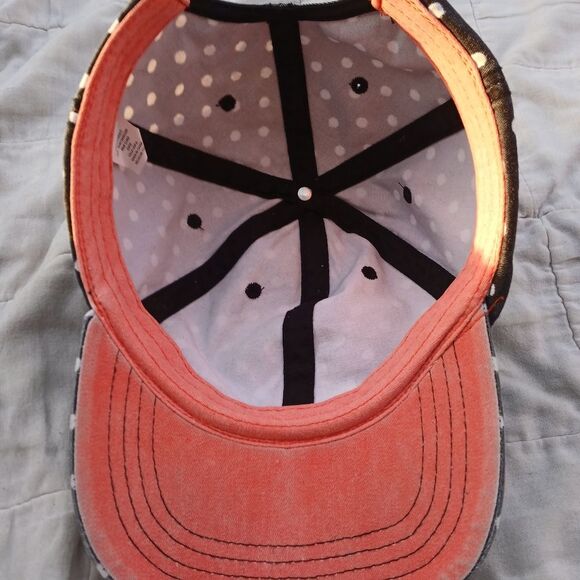 Black and White Fun Fashion Polka Dotted Baseball Cap Unlimited Possibilties - Picture 8 of 9